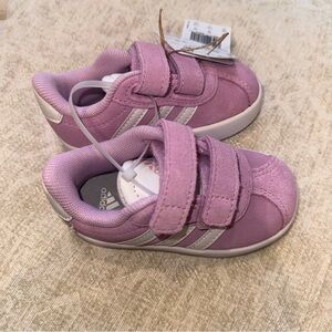 Adidas Kids' Lavender/Pink Sneakers